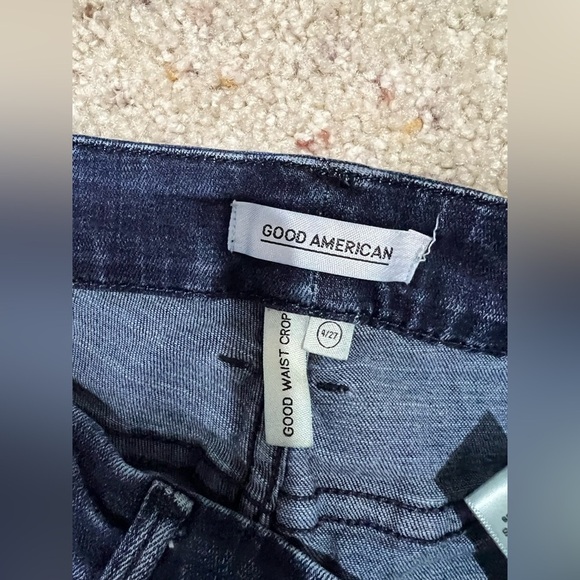 Good American jeans 4/27 good waist crop - Picture 3 of 5